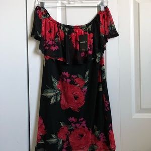 NWT!!! Off-shoulder Forever 21, floral dress